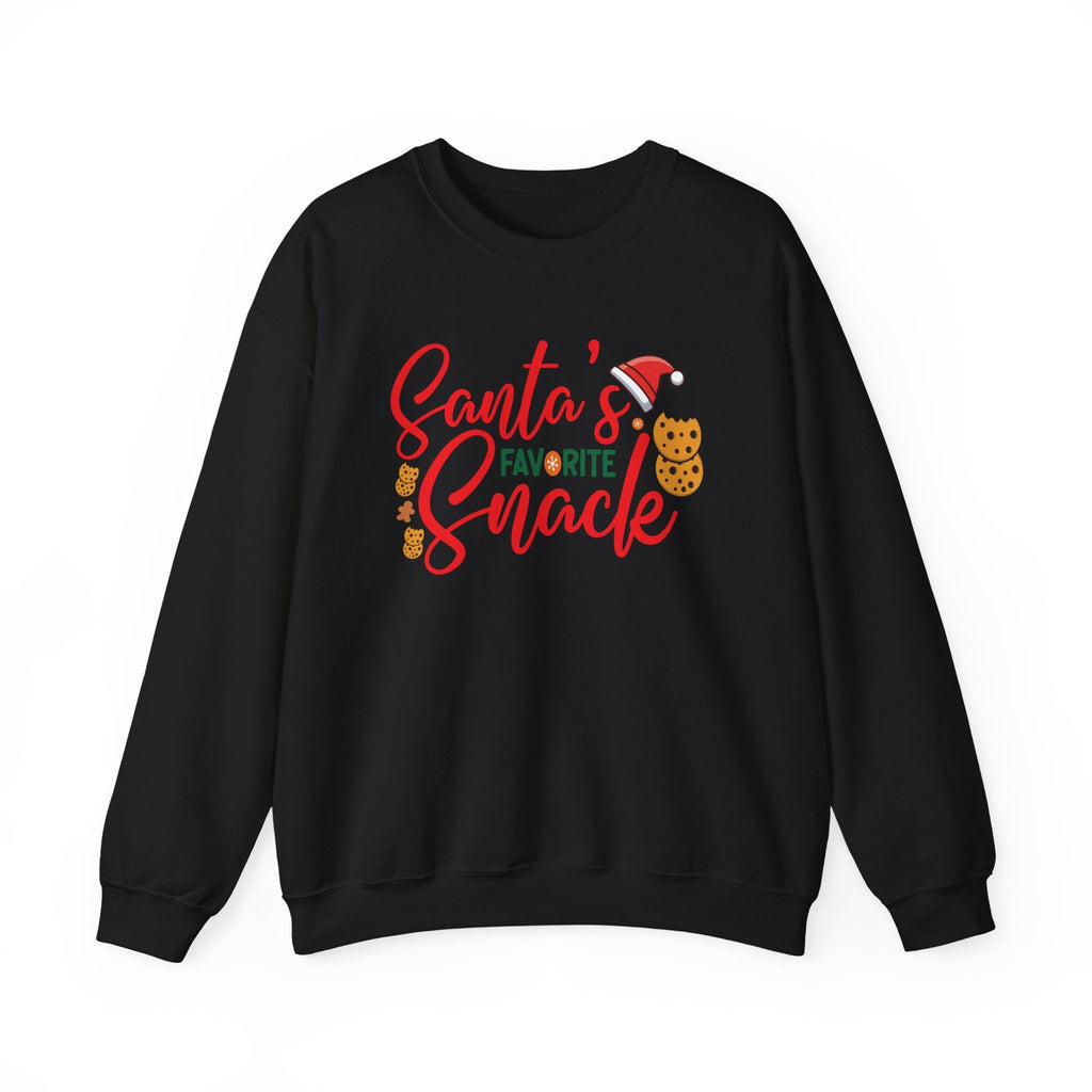 Santa's Favorite Snack crewneck, Christmas cookie sweatshirt | holiday sweater