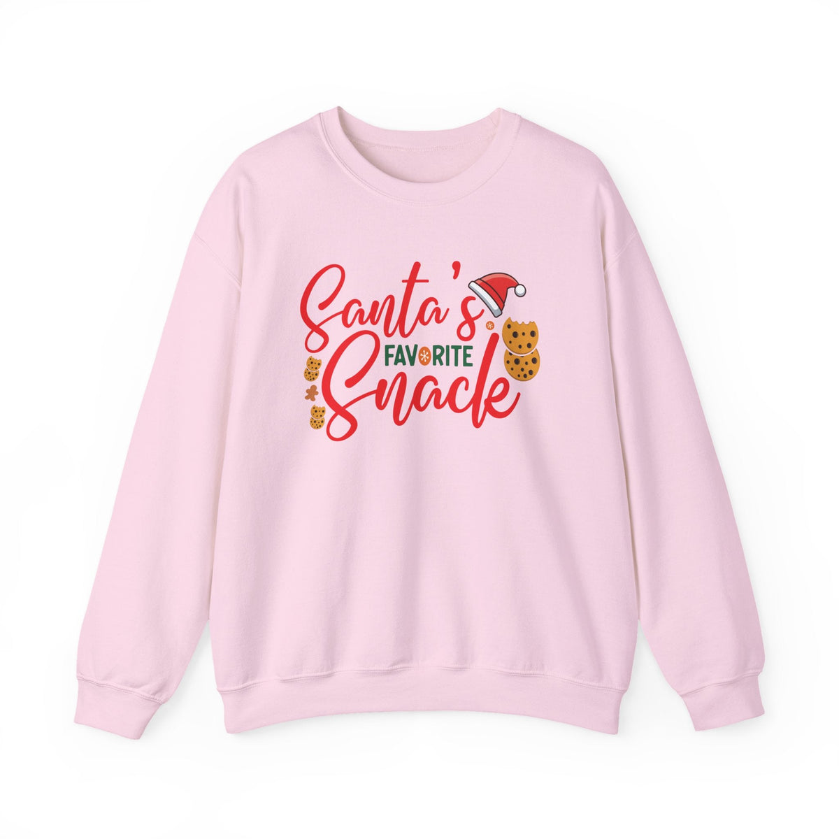 Santa's Favorite Snack crewneck, Christmas cookie sweatshirt | holiday sweater