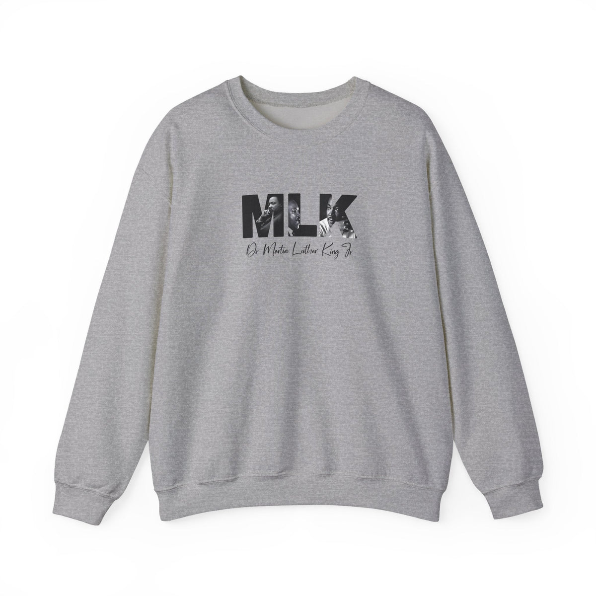 MLK Crewneck Sweatshirt | Iconic Letter Portrait Design