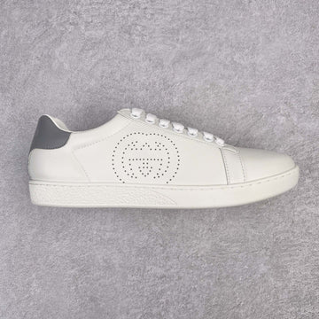 Gucci Wmns Ace 'Interlocking G - White Grey'