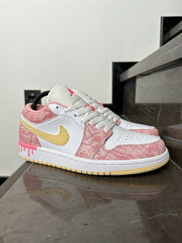 Air Jordan 1 Low GS 'Strawberry Ice Cream'