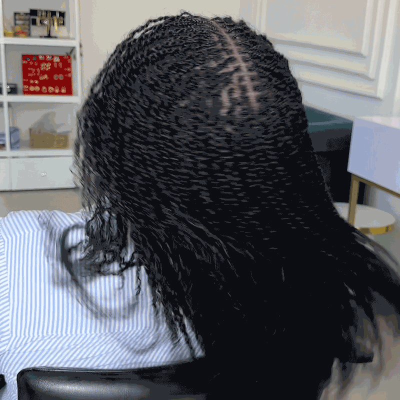 Fixed Price|QVR Natural Black Afro Kinky Bulk Human Hair