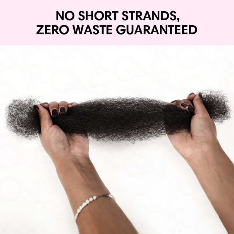 Fixed Price|QVR Natural Black Afro Kinky Bulk Human Hair