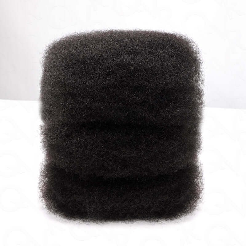 Buy One Get One|QVR Natural Black Afro Kinky Bulk Human Hair