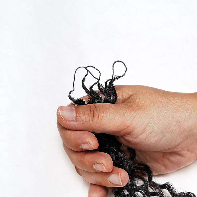 Buy One Get One| QVR Burmese Curly Crochet Hair Natural Black