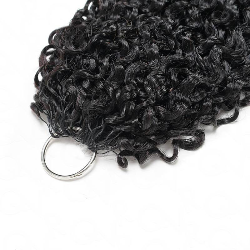 Buy One Get One| QVR Burmese Curly Crochet Hair Natural Black