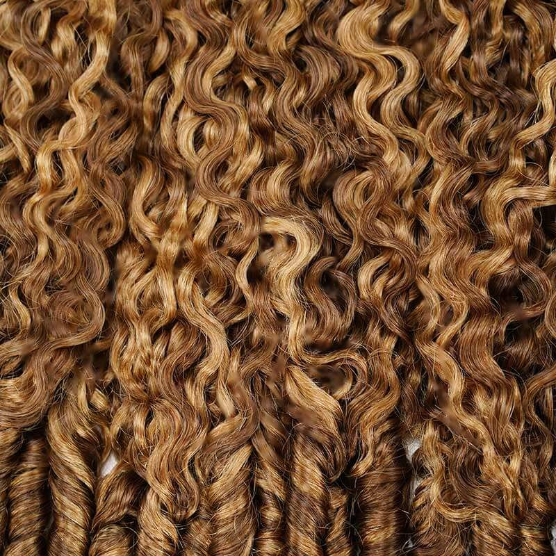 Buy One Get One|QVR Burmese Curly Feather Crochet Hair Highlight #P4/27