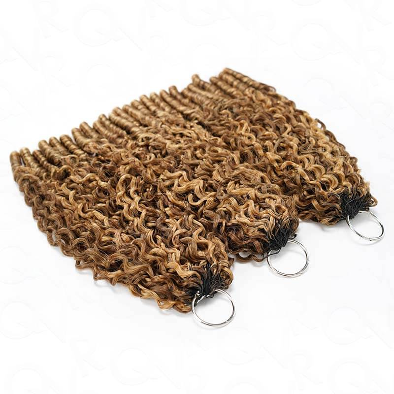Buy One Get One|QVR Burmese Curly Feather Crochet Hair Highlight #P4/27