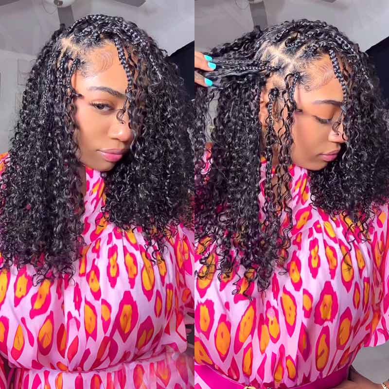 Buy One Get One| QVR Burmese Curly Crochet Hair Natural Black