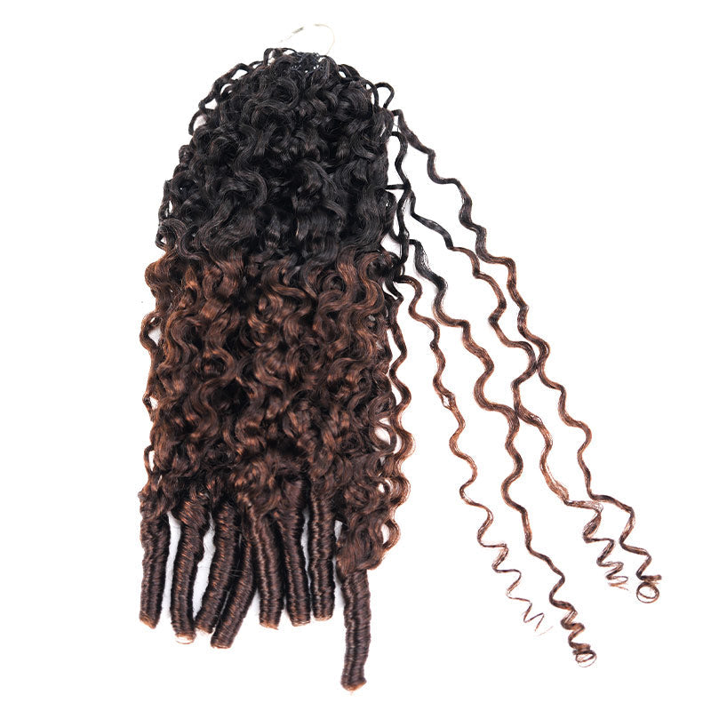 Buy One Get One|QVR Burmese Curly Feather Crochet Hair Highlight #P4/27