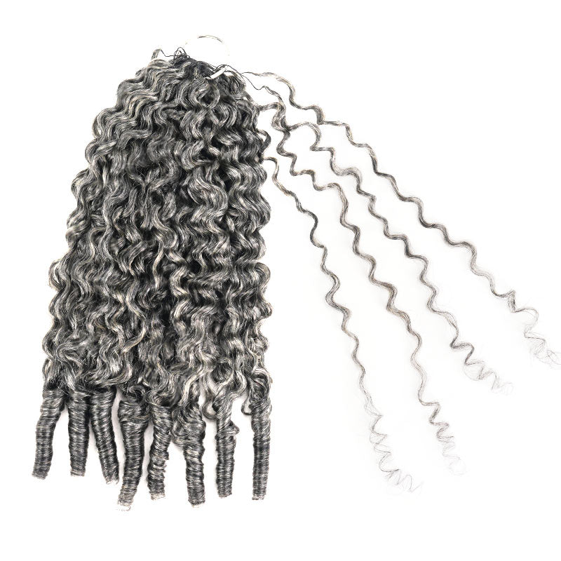 Buy One Get One|QVR Burmese Curly Feather Crochet Hair Highlight #P4/27