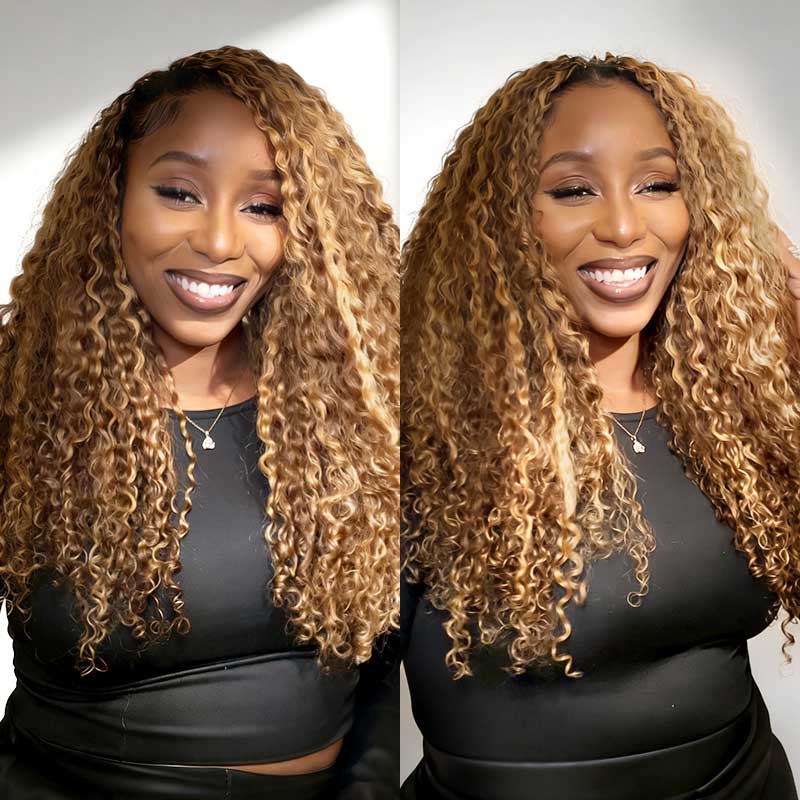 Buy One Get One|QVR Burmese Curly Feather Crochet Hair Highlight #P4/27