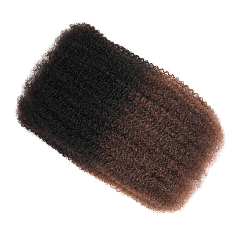 P3G5|Ombre Brown #T1B/4 Afro kinky Bulk Human Hair