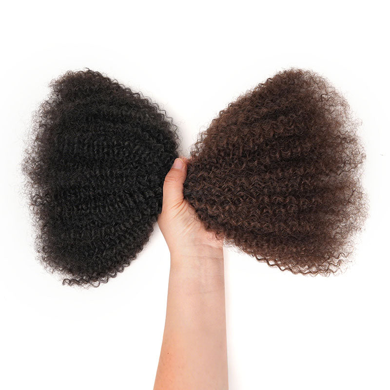 P3G5|Ombre Brown #T1B/4 Afro kinky Bulk Human Hair