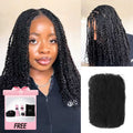Buy One Get One|QVR Natural Black Afro Kinky Bulk Human Hair