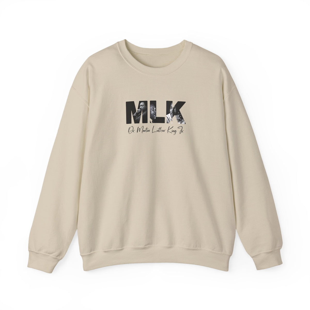 MLK Crewneck Sweatshirt | Iconic Letter Portrait Design