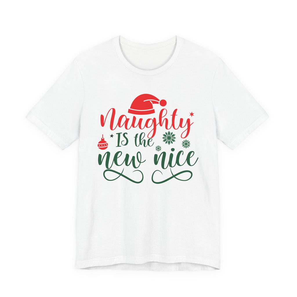 Naughty Is The New Nice T-Shirt | Christmas holiday typography tee