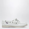 Sebago - Portland women's boat shoes in leather, white