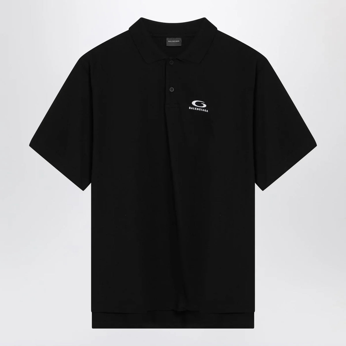 Balenciaga - Black Laurel Classic regular polo shirt