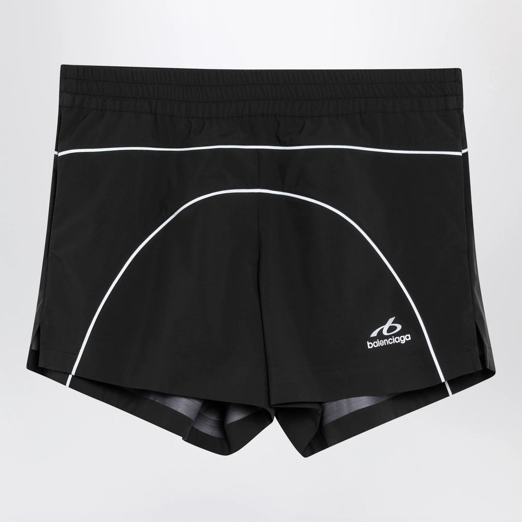 Balenciaga - Techwear shorts in black technical fabric