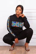 Nala African Print soft Jogger Set (Blue African Print)