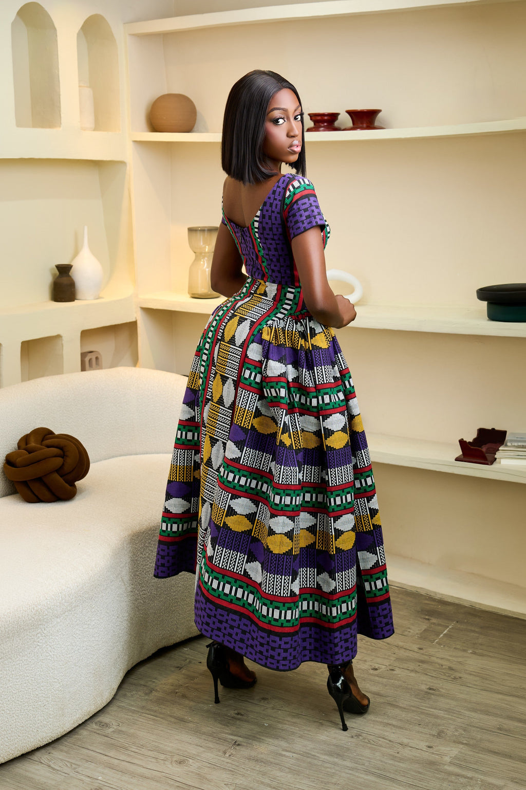 Arinola Akwaete African Print Dress