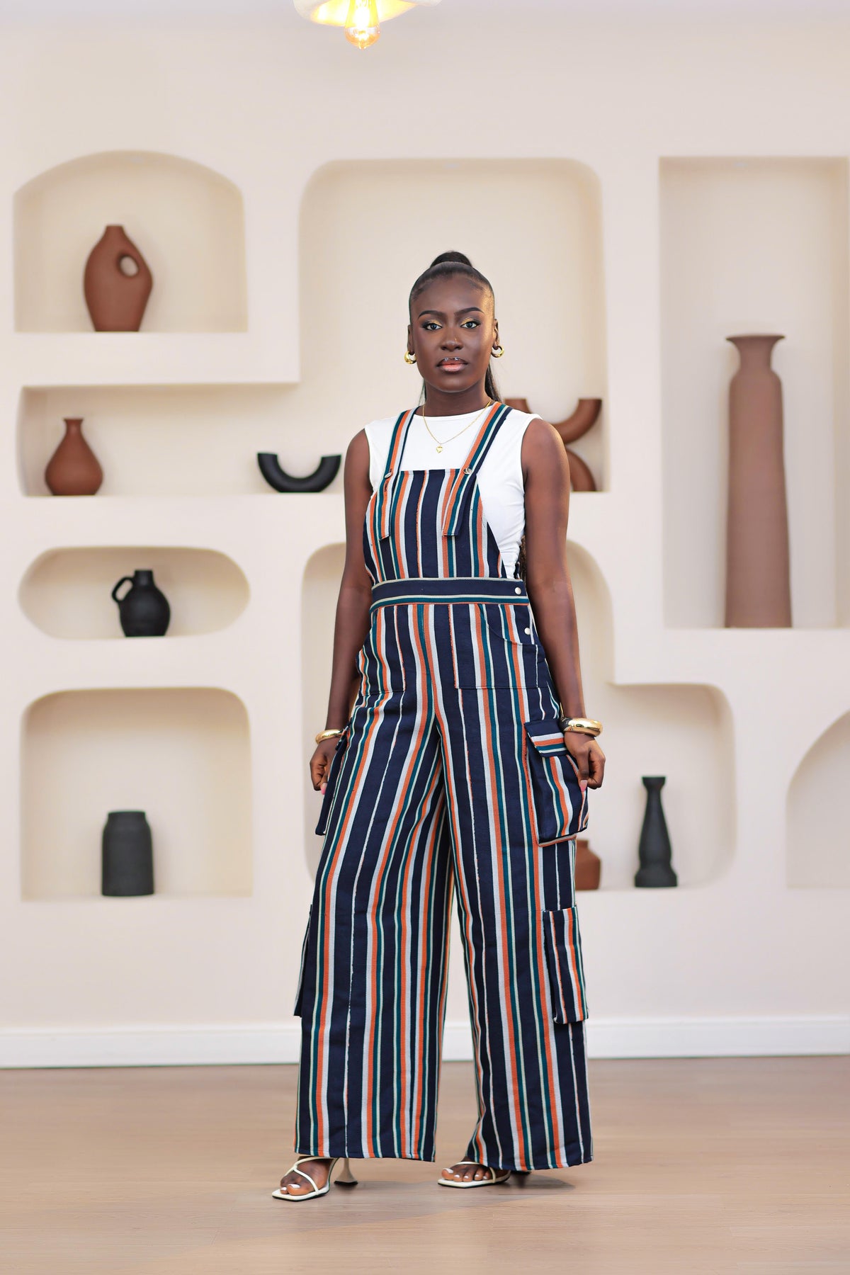 Ayinke Aso-oke Dungarees