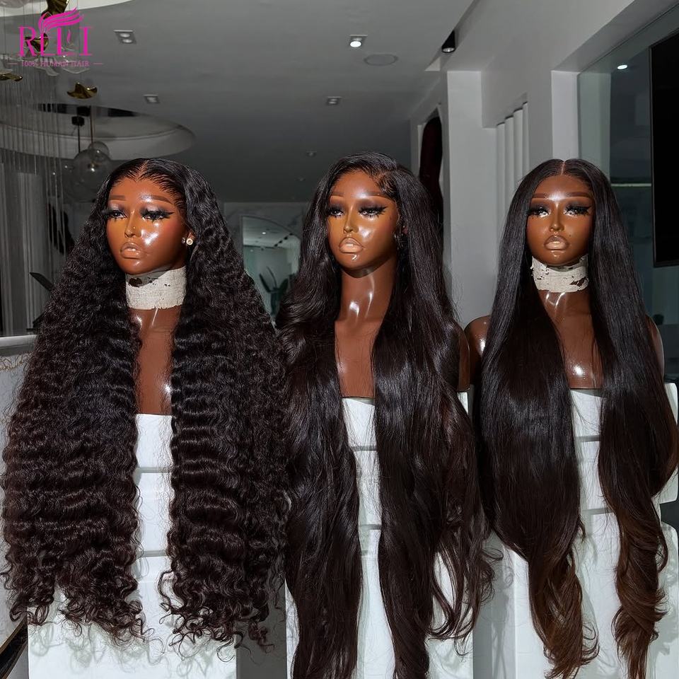 Indian Loose Deep Raw Human Hair Wigs Body Wave Transparent HD Full Lace Frontal Wigs for Black Women