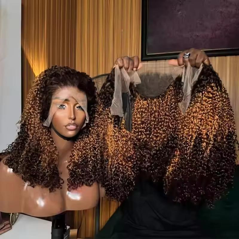 Wholesale Pixie Kinky Curly Cuticle Aligned Raw Wig Vendors Human Hair Glueless Wigs Human Hair Lace Front Raw INDIAN Lace Wigs