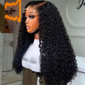 Wholesale Raw Indian 180% Density Human Hair 13*4 Lace Frontal Wig Natural Burmese Curly Human Hair Glueless Wigs