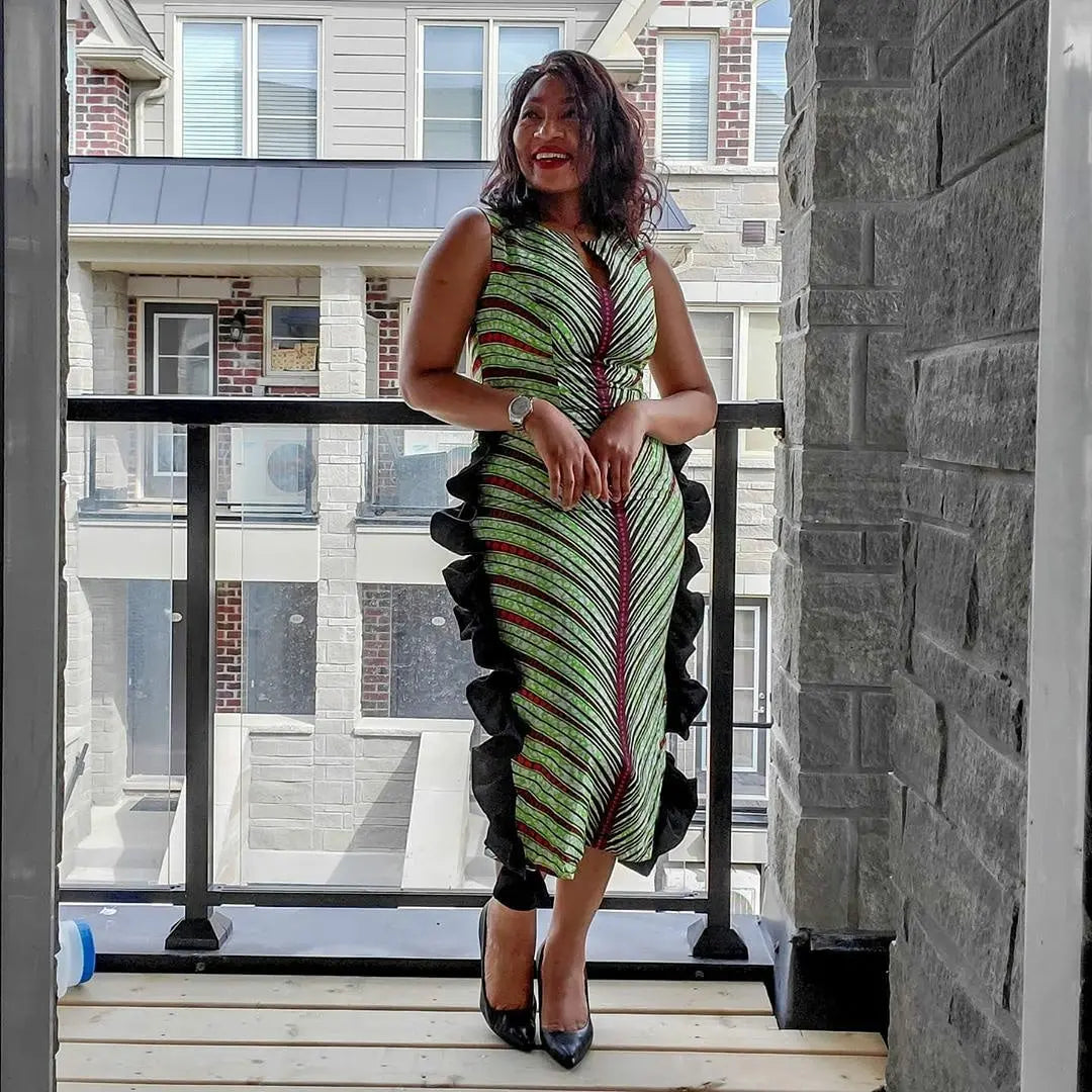 Chi-Chi African Print Dress