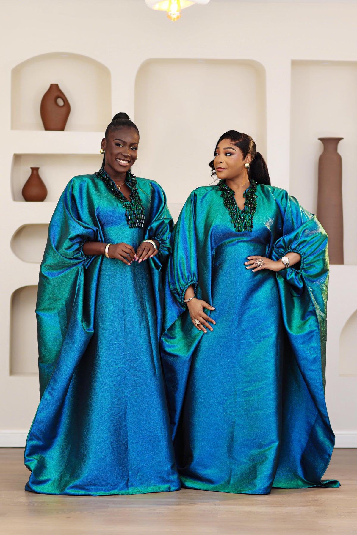 Ajoke Irridescent Brocade Boubou Dress