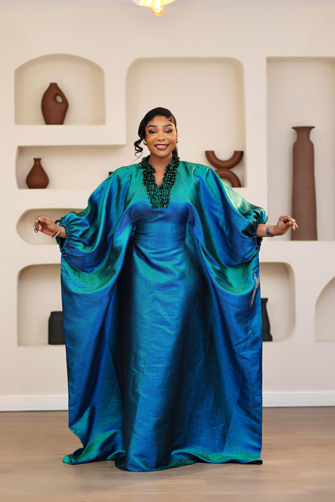 Ajoke Irridescent Brocade Boubou Dress
