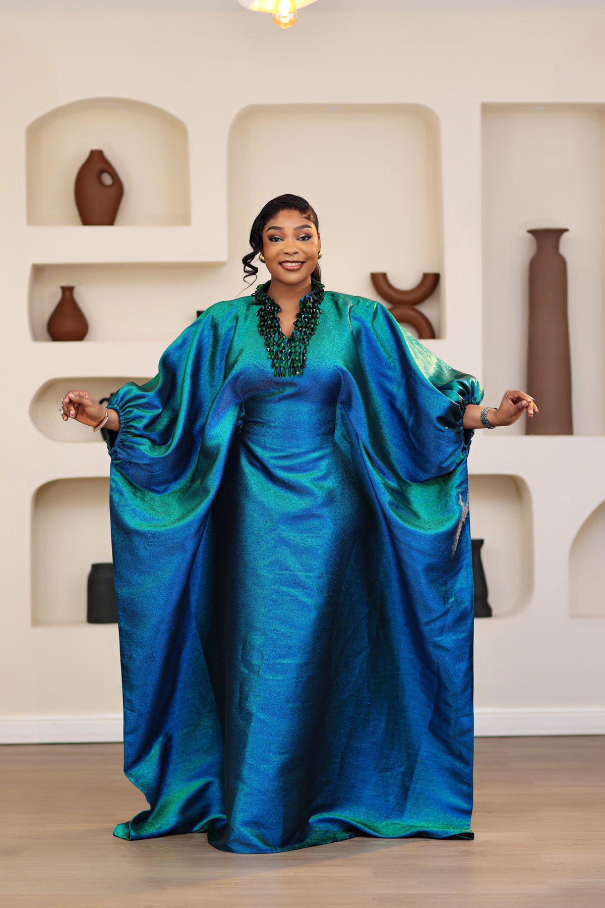 Ajoke Irridescent Brocade Boubou Dress