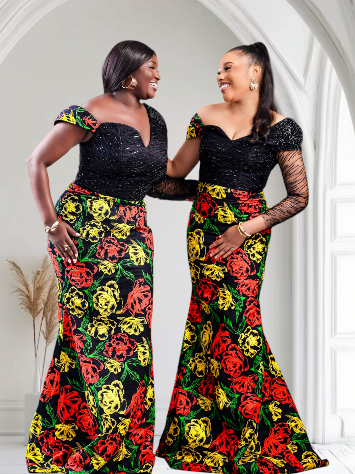 Ifunanya African Print Mermaid Dress
