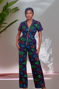 Zari African print Jumpsuit