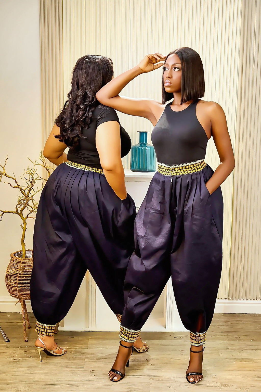 Zikora Denim & Akwaete Barrel Pants