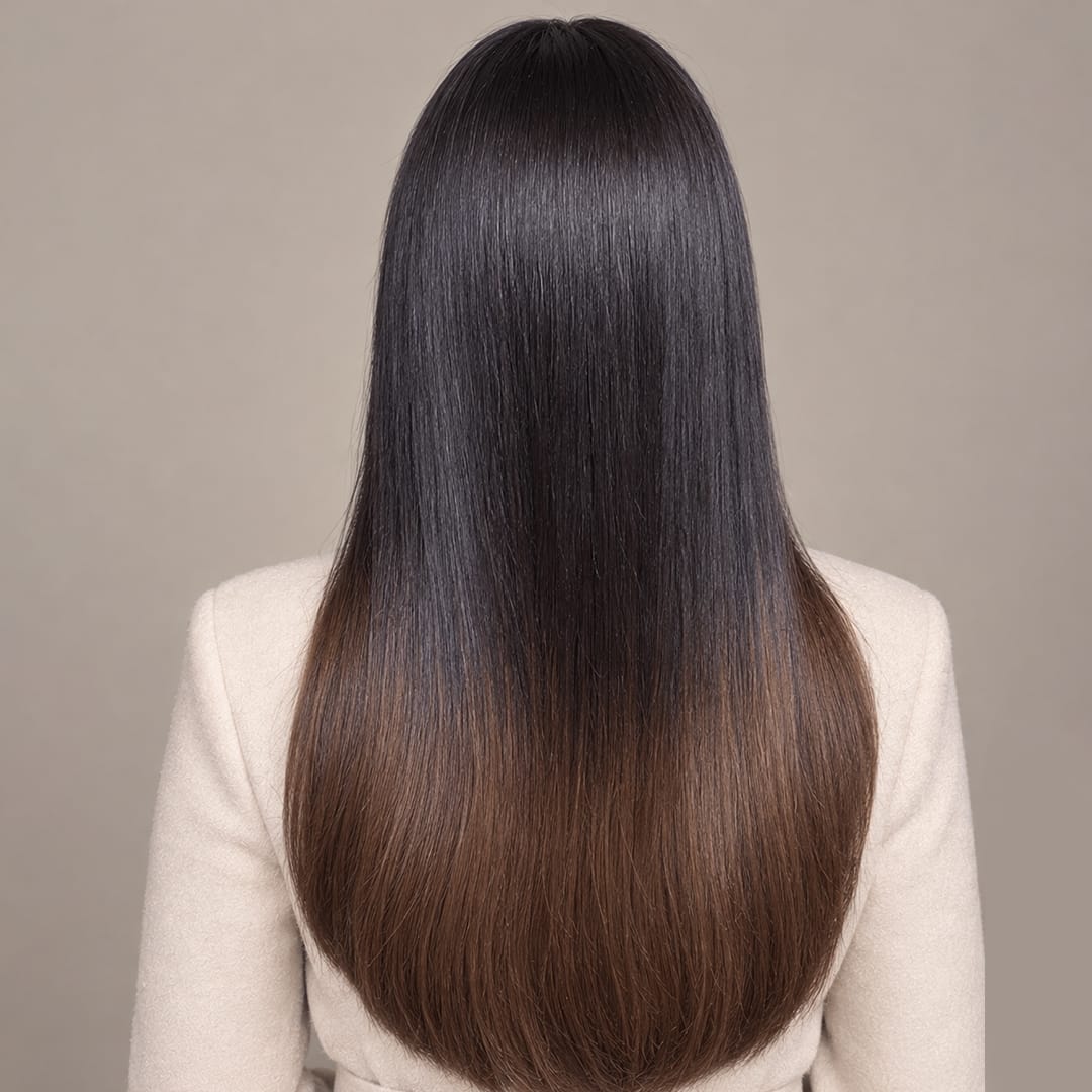 AILUXY bang lisse perruque 1bt4 vente flash identique à l'image 100% cheveux humains