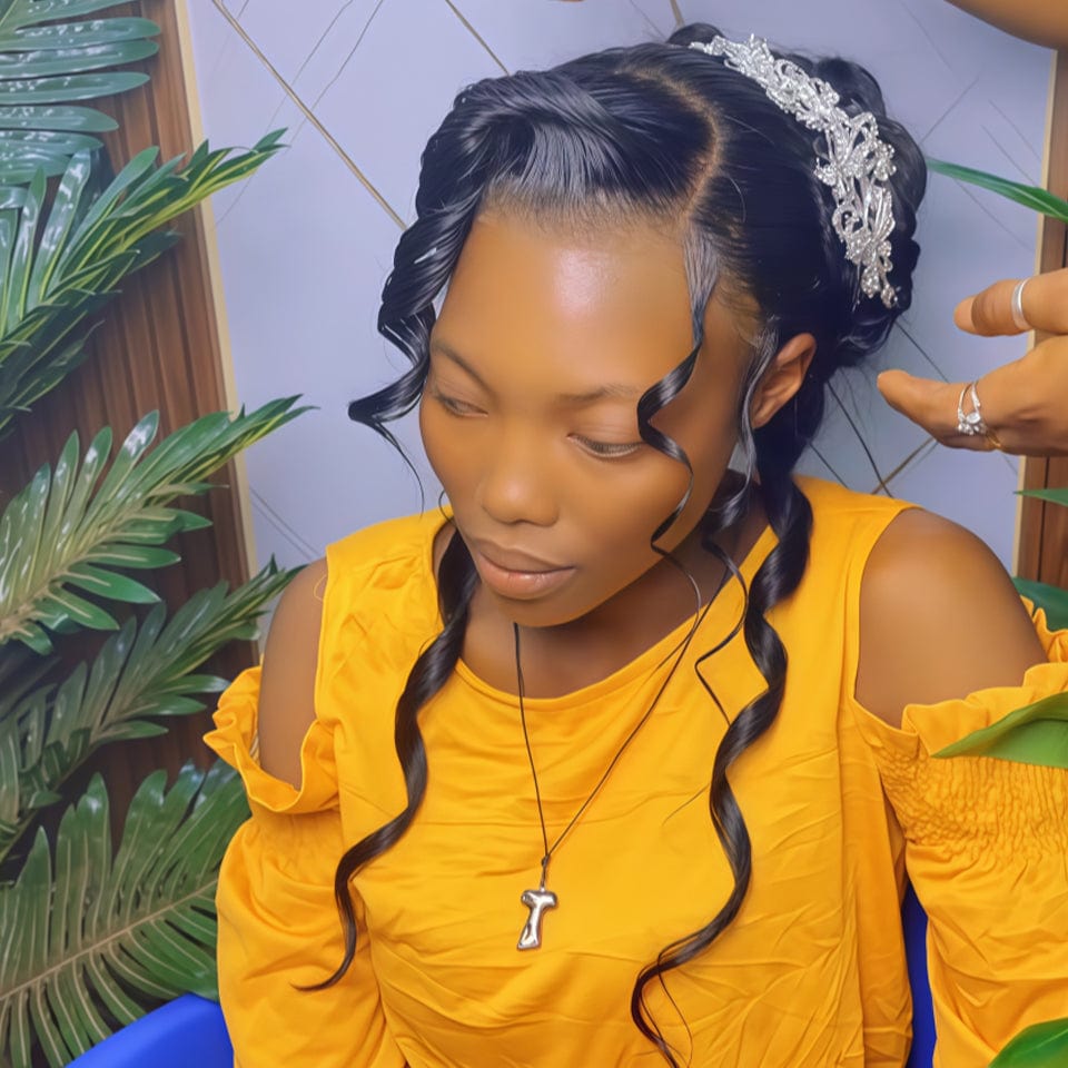 AILUXY Perruque de Mariage Élégante Jour Spécial, Cheveux Parfaits