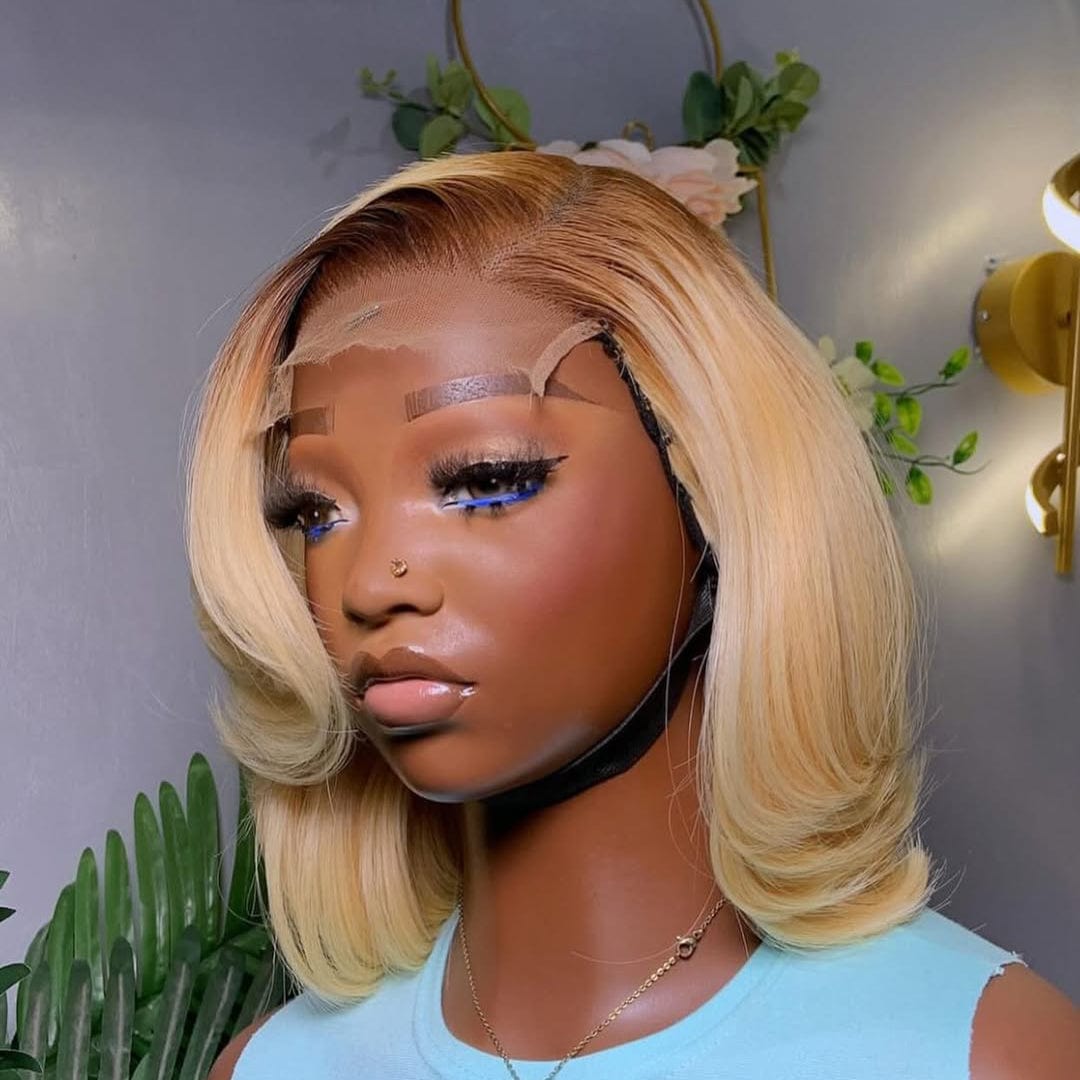 AILUXY 13x4 Lace Frontal Blond#613 Ferri Perruque