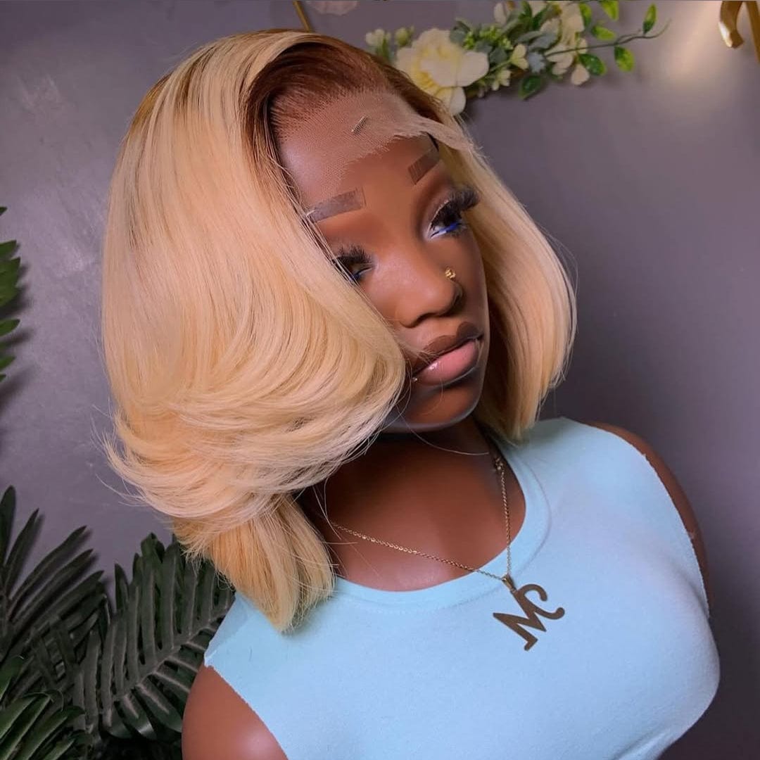 AILUXY 13x4 Lace Frontal Blond#613 Ferri Perruque