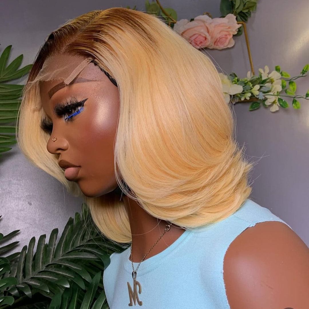 AILUXY 13x4 Lace Frontal Blond#613 Ferri Perruque