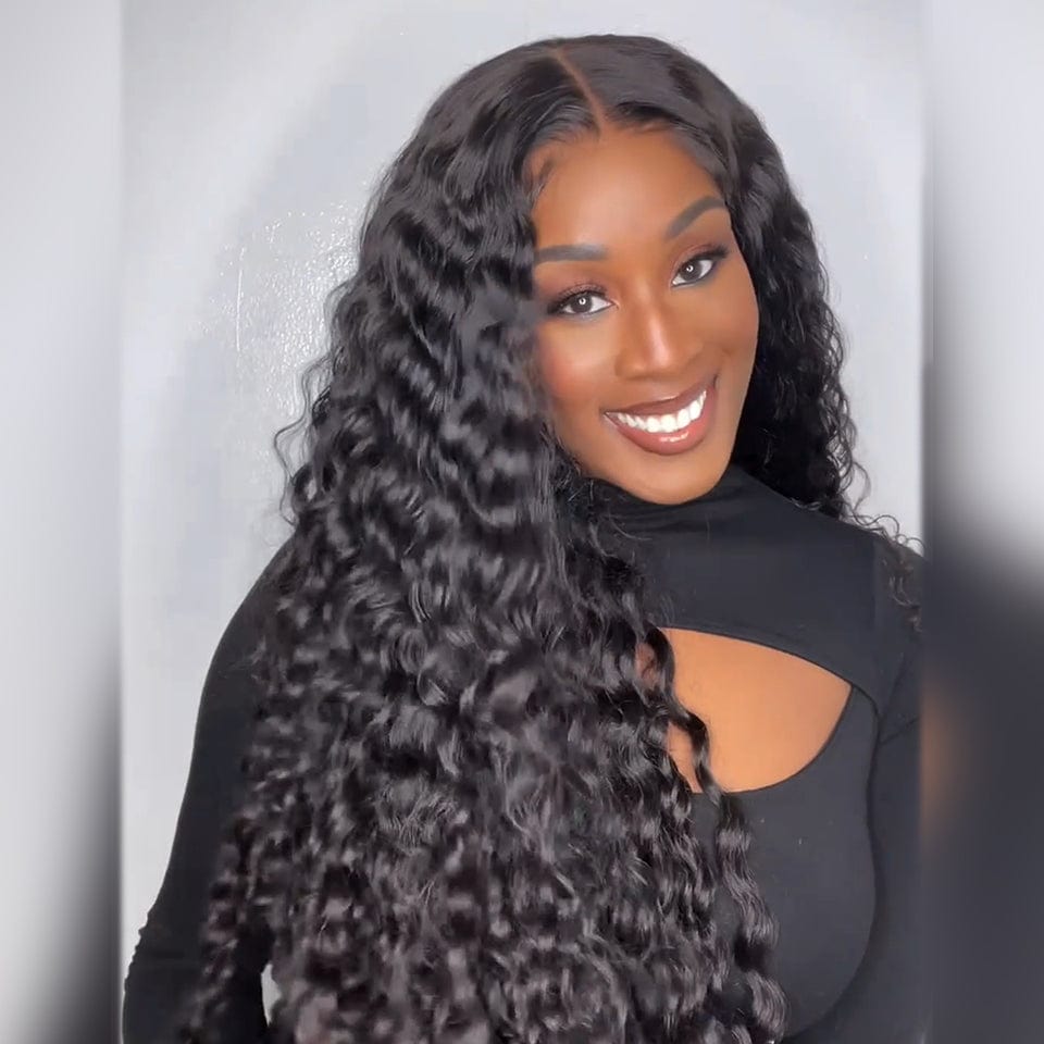AILUXY 13x4 Lace Frontal Vos boucles de rêve，Boucles glamour réutilisables pour chaque occasion