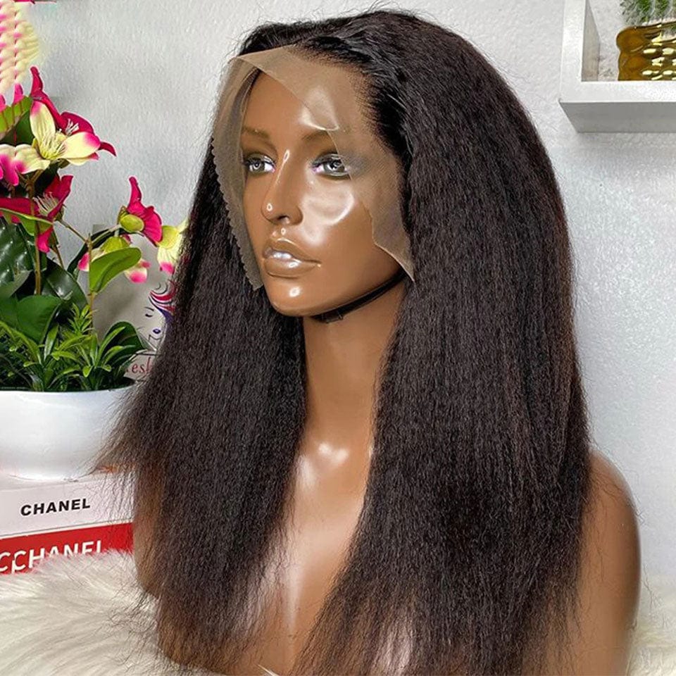 AILUXY 13x4 Lace Frontal Kinky Lisse
