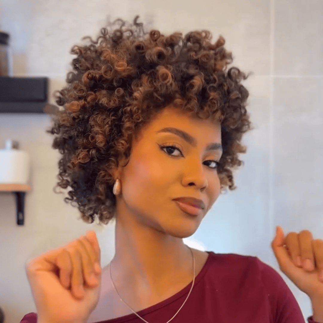 AILUXY 4mixed27curly Curly Perruque vietnamienne de haute qualité OFFRE EXCLUSIVE
