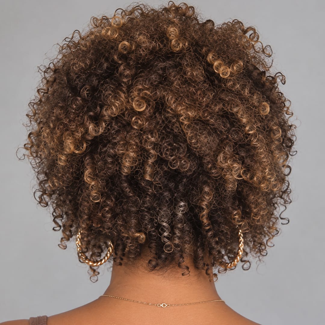 AILUXY 4mixed27curly Perruque vietnamienne de haute qualité OFFRE EXCLUSIVE 3