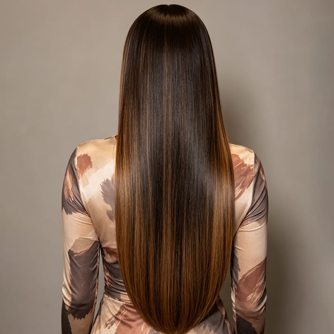AILUXY 4x4 Lace closure Perruque super belle 200% densité perruque Tulipes femme  100% Cheveux Humains comme sur la vidéo 2 - 3 jours reçus+Un beau cadeau