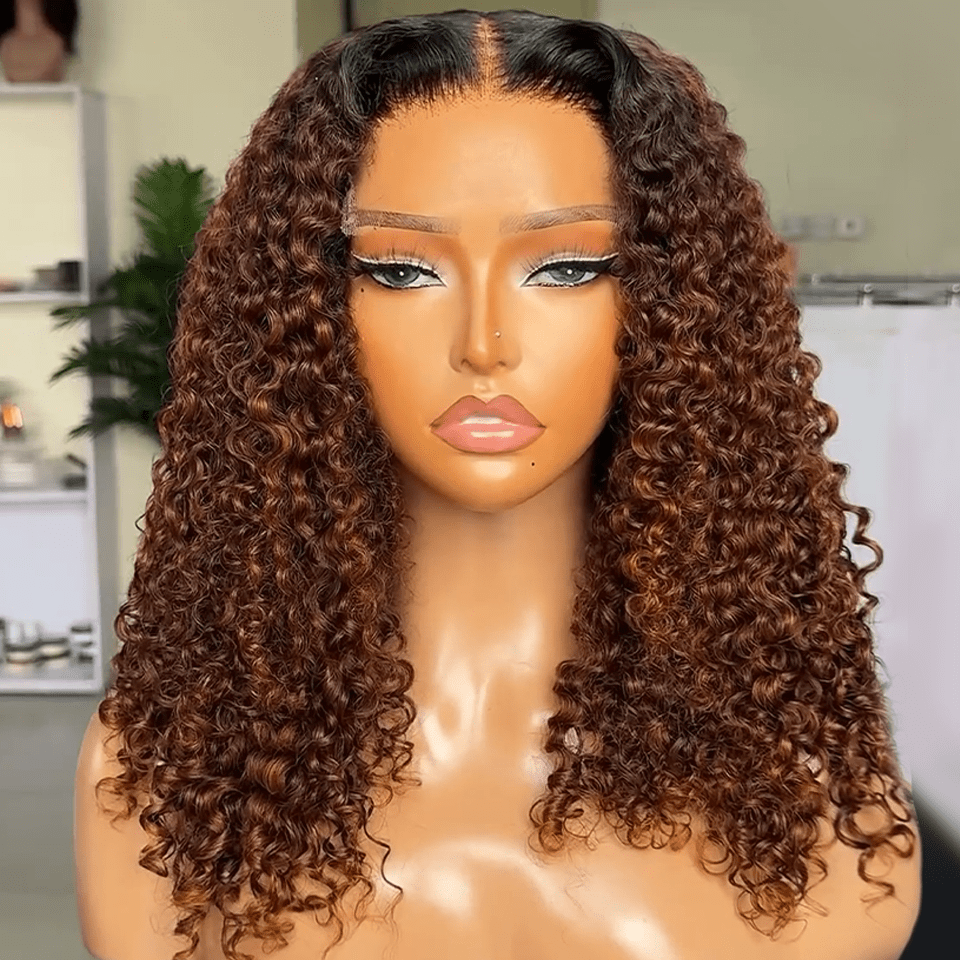 AILUXY Briller Perruque 100% Cheveux Humains comme sur la vidéo 3 - 4 jours reçus+Un beau cadeau