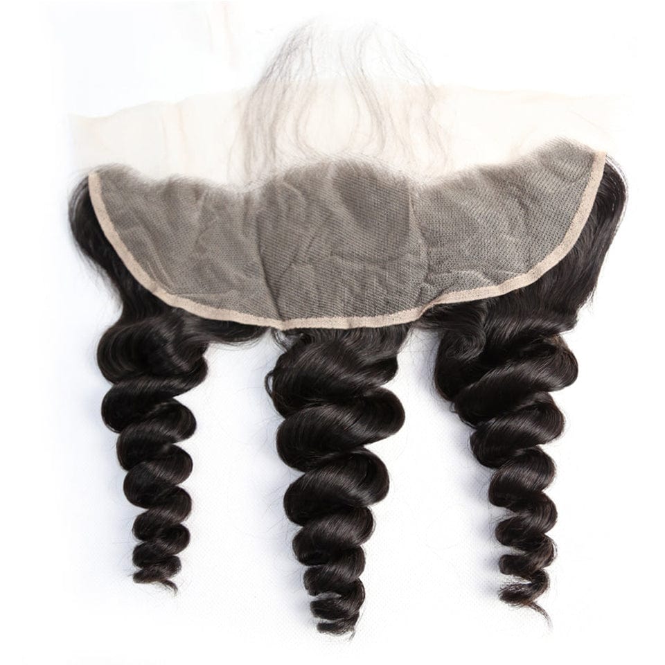 AILUXY Cheveux 13x4/13x6 HD Lace Frontal Loose Wave Dentelle Invisible 100% Cheveux Humains