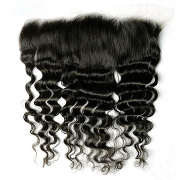 AILUXY Cheveux 13x4/13x6 HD Lace Frontal Natural Wave Dentelle Invisible 100% Cheveux Humains